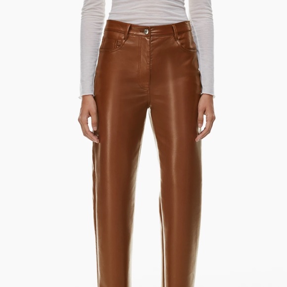 Aritzia Melina Faux Leather Pants - Picture 2 of 7